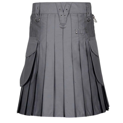 Modern Utility Kilt With Cargo Pockets - view 2