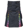 New Rainbow Tiger Striped Kilt