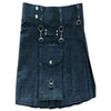 New Black Denim kilt