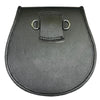 New Black Leather Sporran