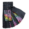 New Rainbow Tiger Striped Kilt
