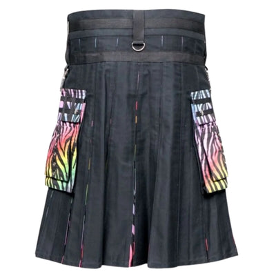 New Rainbow Tiger Striped Kilt - view 3