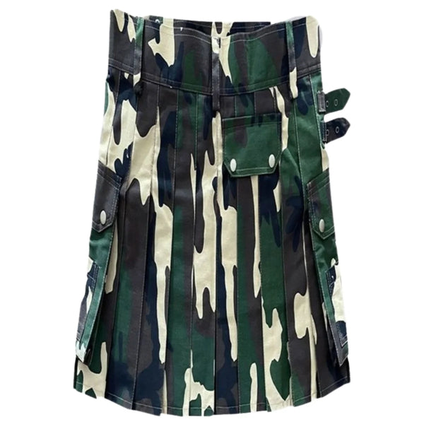 New Woodland Camo Kilt For Men