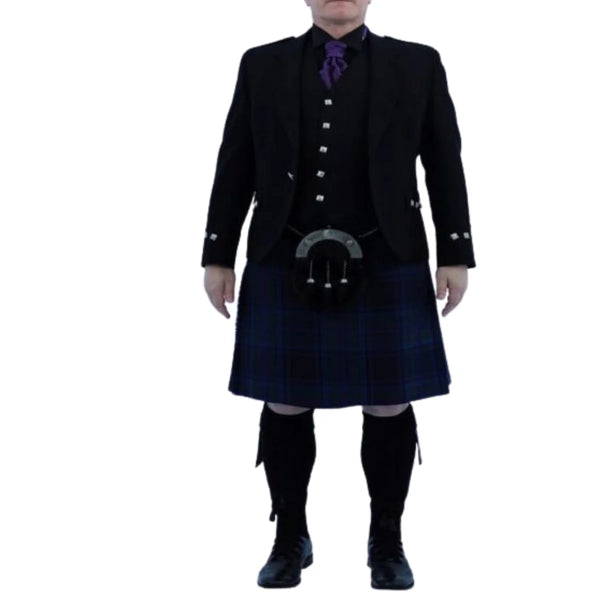 Robertson Red Modern Tartan Argyle Oufit