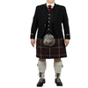 Robertson Red Modern Tartan Argyle Oufit