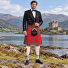 Royal Stewart Tartan Formal Prince Charlie Heavy Kilt Outfit