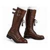 Scottish Genuine Leather Long Kilt Boots