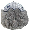 Silver Cantle Fox Fur Full Dress Sporran
