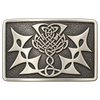 Silver Celtic Kilt Buckle