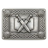 Silver Cross Kilt Buckle