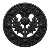 Silver Dragon Kilt Brooch