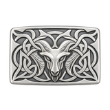Silver Enamel Kilt Buckle
