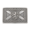 Silver R-Saltire Kilt Buckle