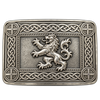 Silver Rampant Kilt Buckle
