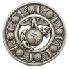 Silver US. Badge Kilt Brooch