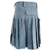Sky Blue Denim Kilt