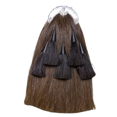 Thistle Cantle Horsehair Piper Sporran - view 3