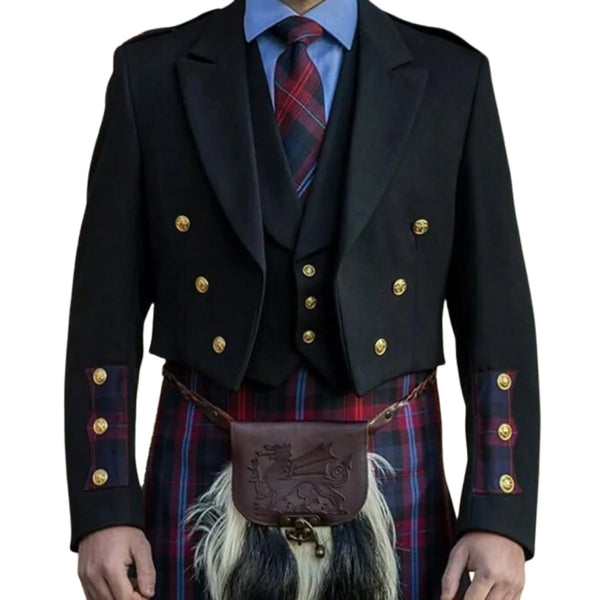 Welsh Prince Charlie Kilt Jacket and Vest