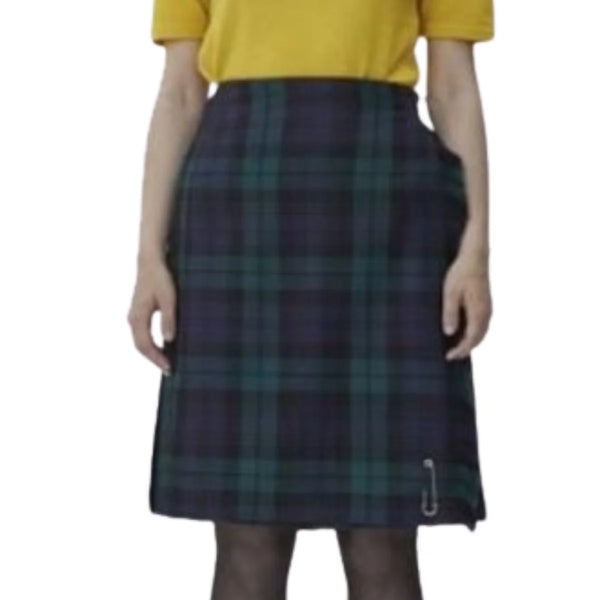 Women Black Watch Tartan Kilt
