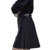 Women Black Tartan Kilt