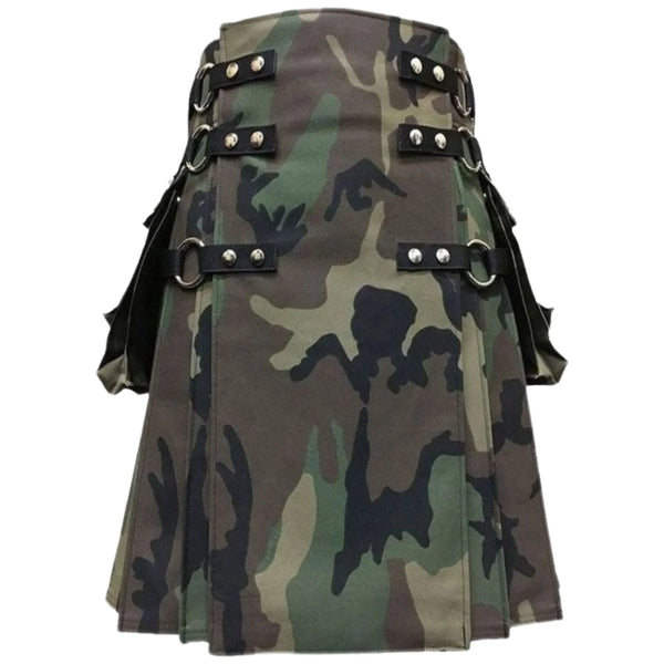 WoodLand Camouflage Kilt