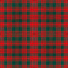Menzies Green Modern tartan fabric