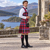 Aberdeen Tartan Vest - side view