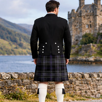 Afallon Tartan Prince Charlie Kilt Outfit - back view