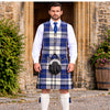 Ailsa Navy Tartan Vest - front view