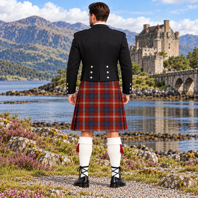 Ainslie Tartan Prince Charlie Kilt Outfit - back view