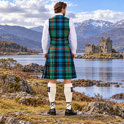 Ancient Murray of Athol Tartan Vest - back view