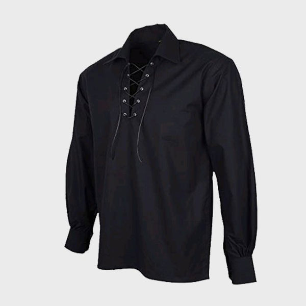 Black Jacobite Ghilli Shirt