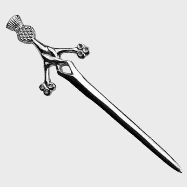 Broadsword Thistle Head Kilt Pin