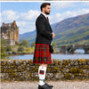 Cameron Modern Tartan Argyll Kilt Outfit - side view
