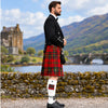 Cameron Modern Tartan Prince Charlie Kilt Outfit - side view