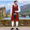 Cameron Modern Tartan Vest - front view