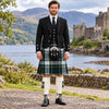 Gordon Dress Argyll Outfit For Weddings With 8 yards Tartan Kilt - front view