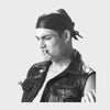 Leather Bandana Skull cap