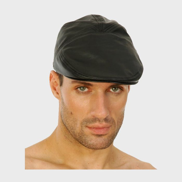 Leather Cowhide Players Cap