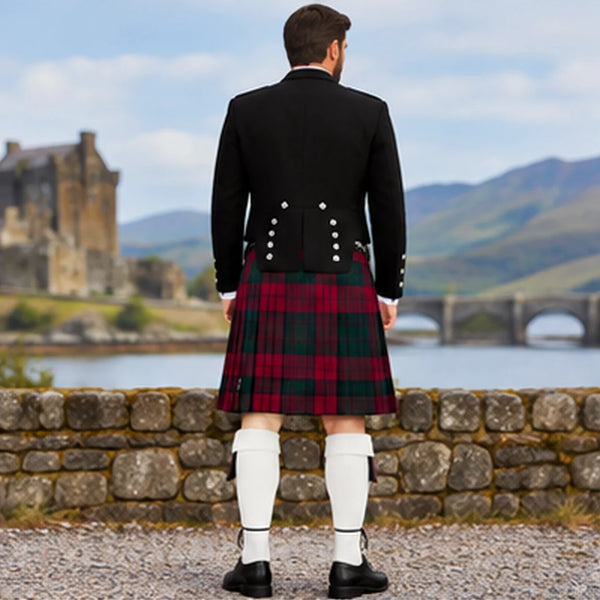 Lindsay Modern Tartan Prince Charlie Kilt Outfit - back view