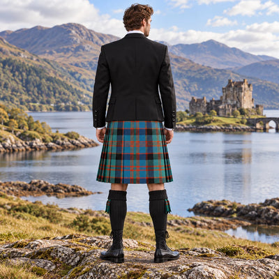 MacDonald Ancient Tartan Argyll Kilt Outfit - back view
