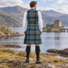 MacDonald Ancient Tartan Vest - back view