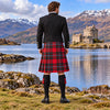 MacGregor Modern Tartan Argyll Kilt Outfit - back view