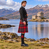 MacGregor Modern Tartan Argyll Kilt Outfit - side view