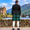 MacLean Hunting Ancient Tartan Prince Charlie Kilt Outfit - back view