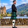 MacLean Hunting Ancient Tartan Prince Charlie Kilt Outfit - side view