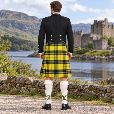 Macleod of Lewis Prince Charlie Kilt Outfits - back view