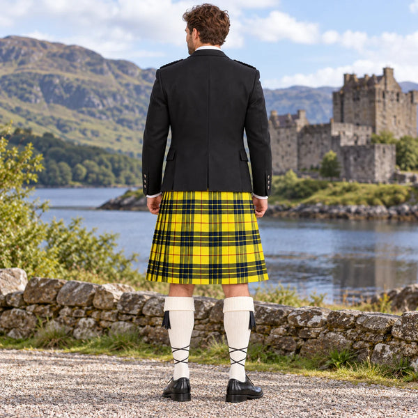 Macleod of Lewis Tartan Argyll Kilt Outfit - back view