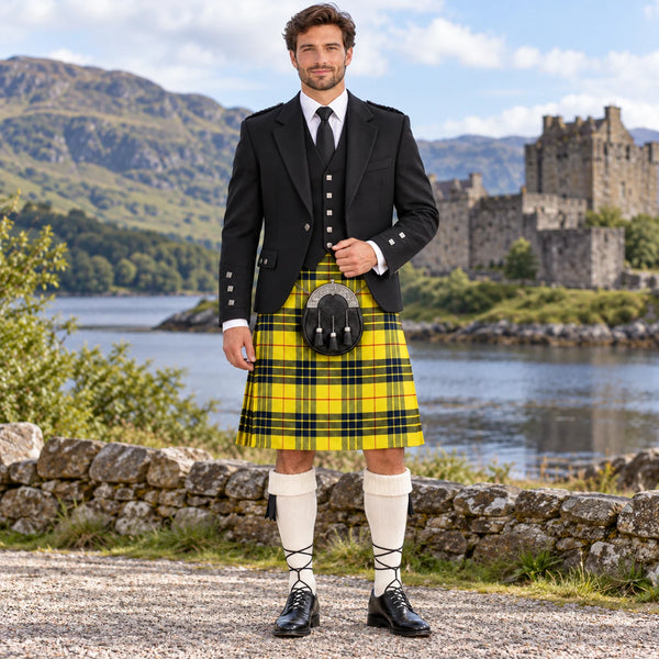 Macleod of Lewis Tartan Argyll Kilt Outfit - front view