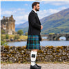 Robertson Hunting Ancient Tartan Argyll Kilt Outfit - side view